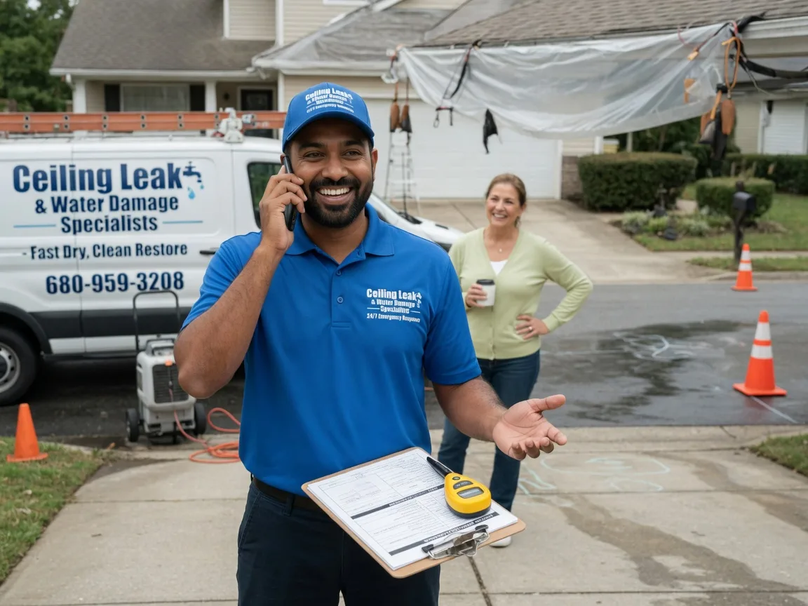 Ceiling Leak Cleanup Washburn, MO FAQs